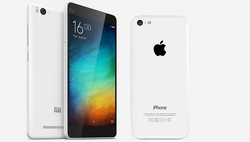 Xiaomi Mi 4i vs. Apple iPhone 5C: Comparação de supostos gêmeos