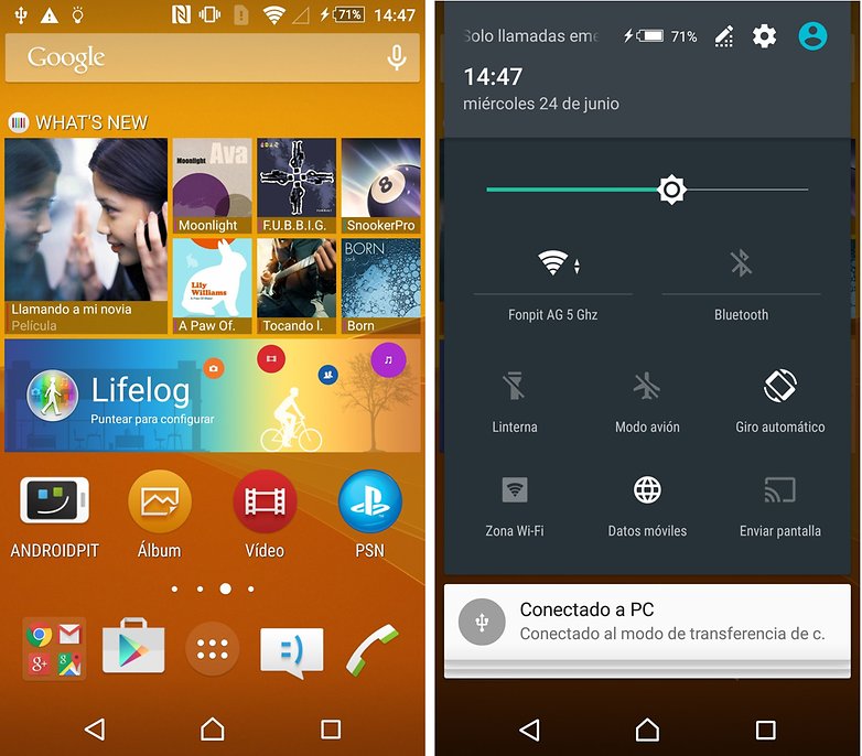sony xperia z3plus software