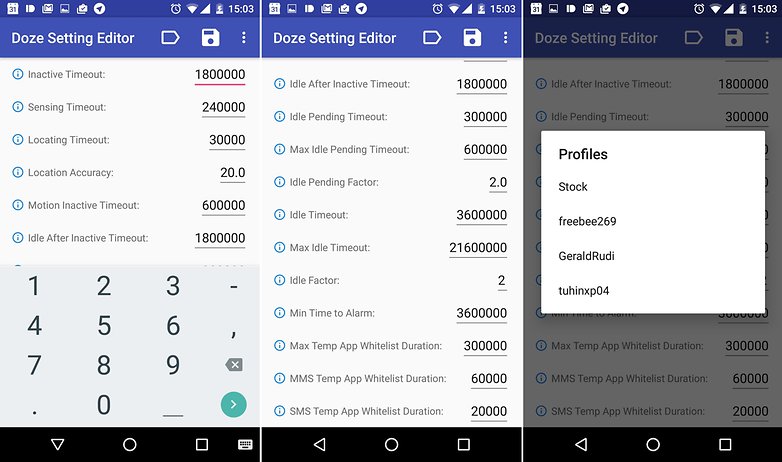 doze setting editor