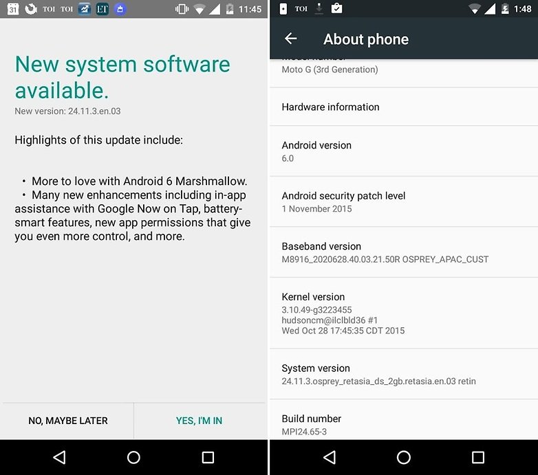 moto g 2015 soak test leak