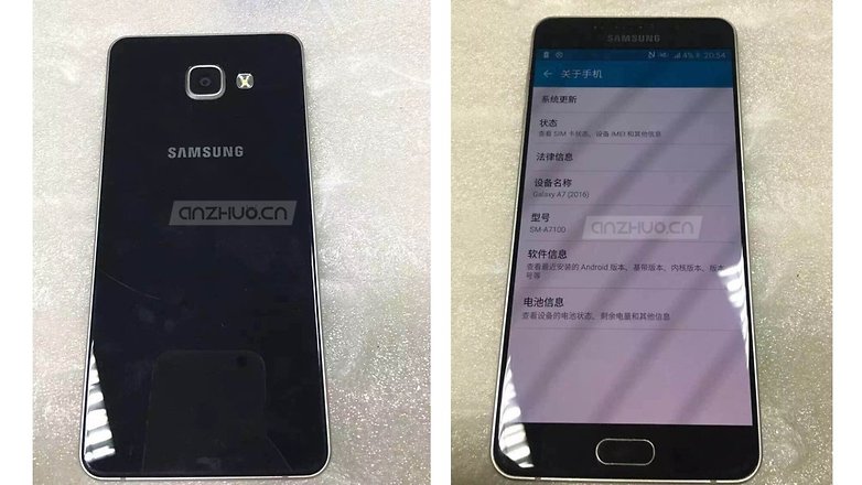 Galaxy a5 2016 leak