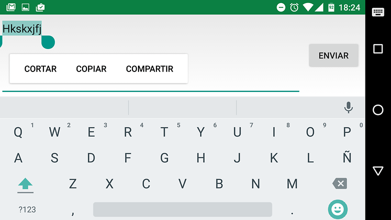 seleccion texto inteligente marshmallow