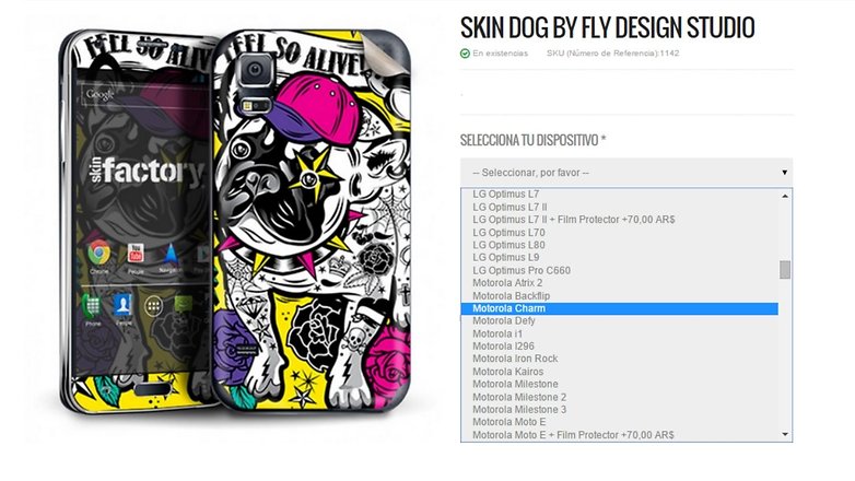 skinfactory skin vinilo