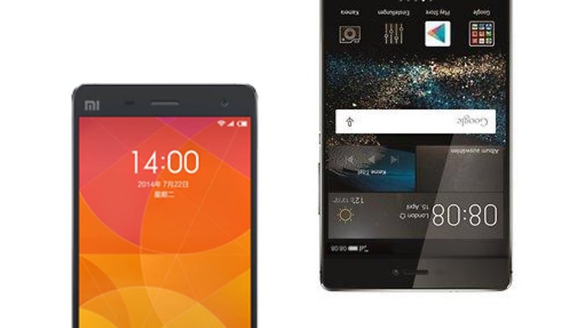 Huawei P8 vs Xiaomi Mi4 - Comparación de los mejores terminales diseñados en China