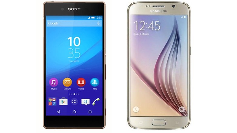 xpreria z4 vs galaxy s6