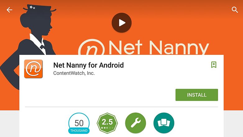 uninstall net nanny android