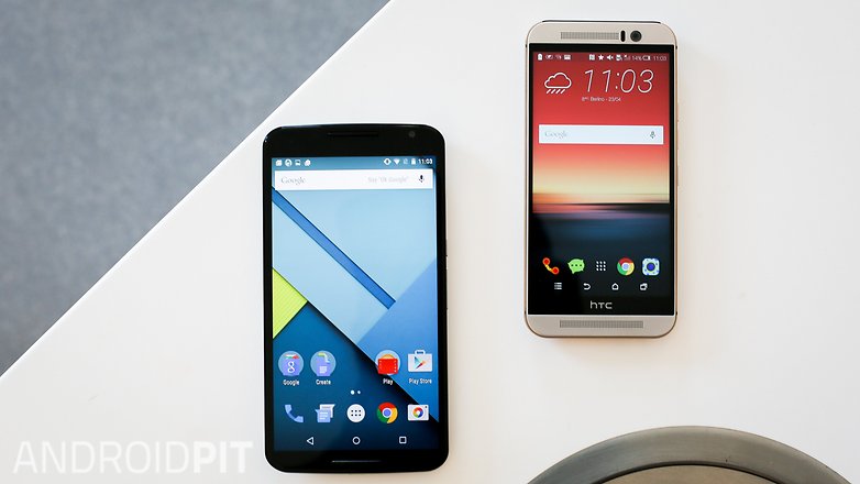 HTC M9 vs NEXUS 6 comparison 4