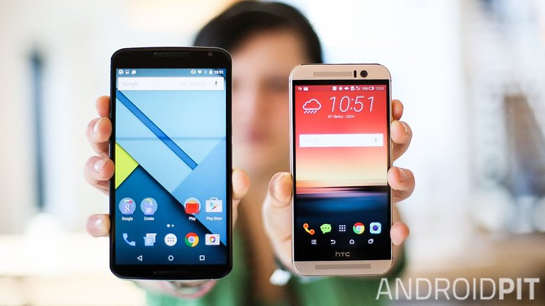 HTC M9 vs NEXUS 6 comparison teaser 6568