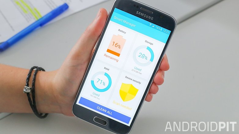 Samsung Galaxy S6 smart manager