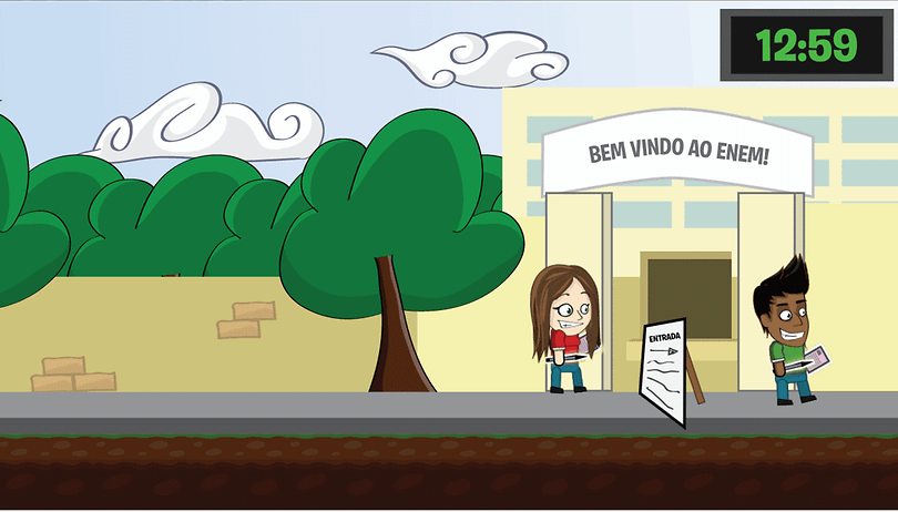Jogo "Atrasados ENEM 2015" faz uma sátira aos barrados no exame nacional