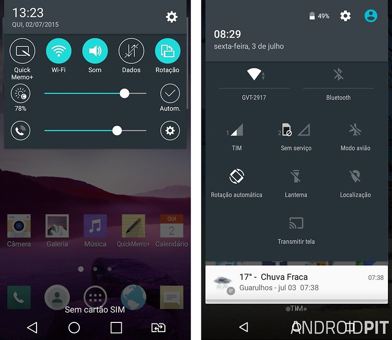 MOTO G PRIME PLUS INTERFACE