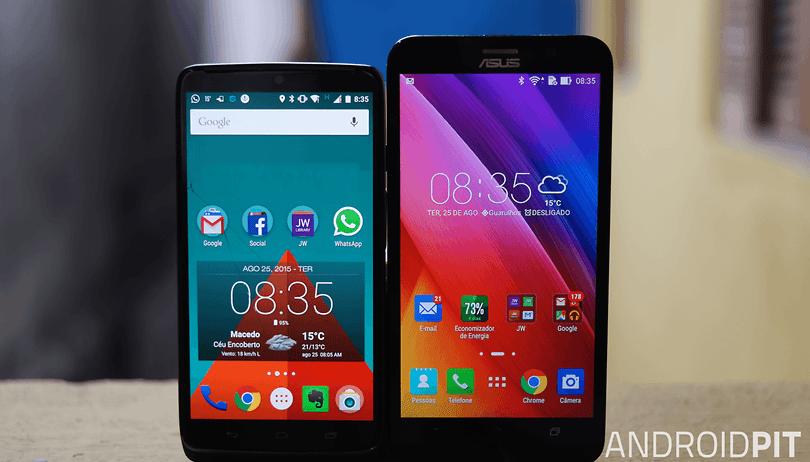 Zenfone 2 vs. Moto Maxx: Duelo de gigantes