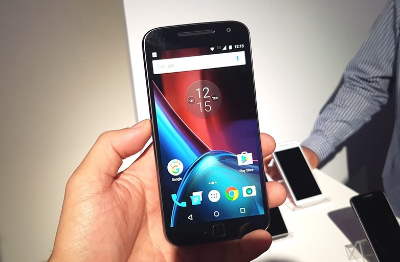 moto g4 plus frente