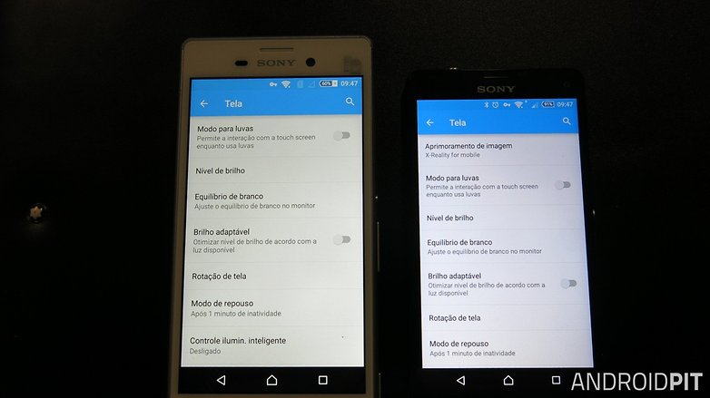tela z3 compact vs m4
