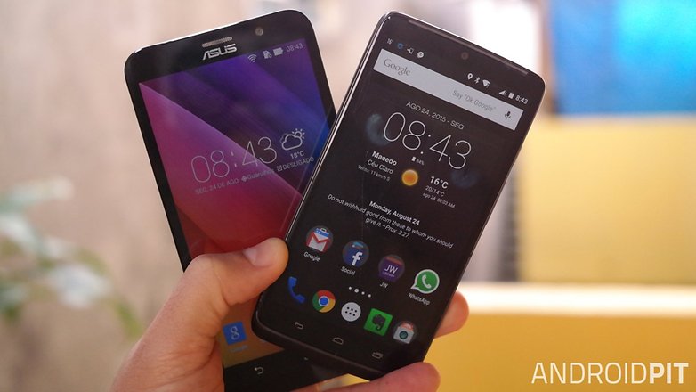 zenfone 2 vs maxx telas