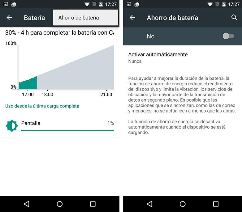 ahorro bateria moto x play