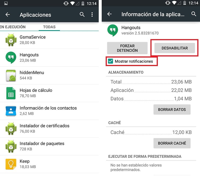 aplicaciones preinstaladas