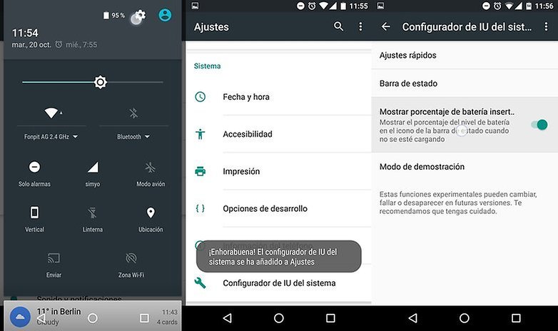 configuracion iu porcentaje bateria 2