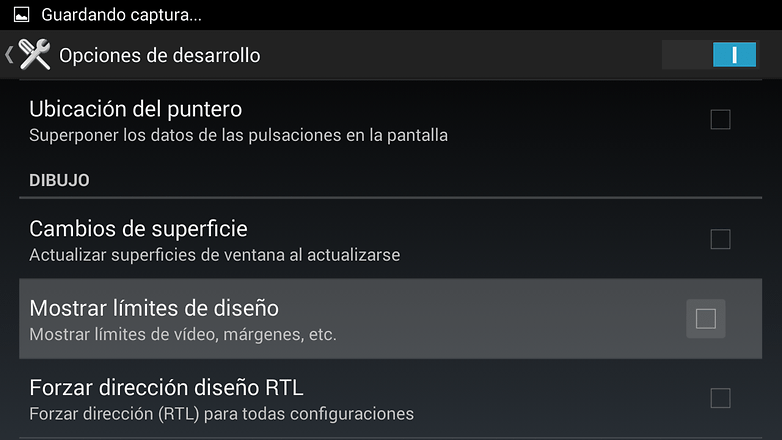 mostrar limites diseno