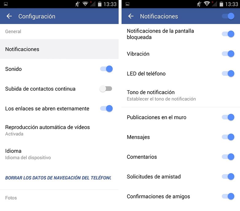 notificaciones facebook kitkat