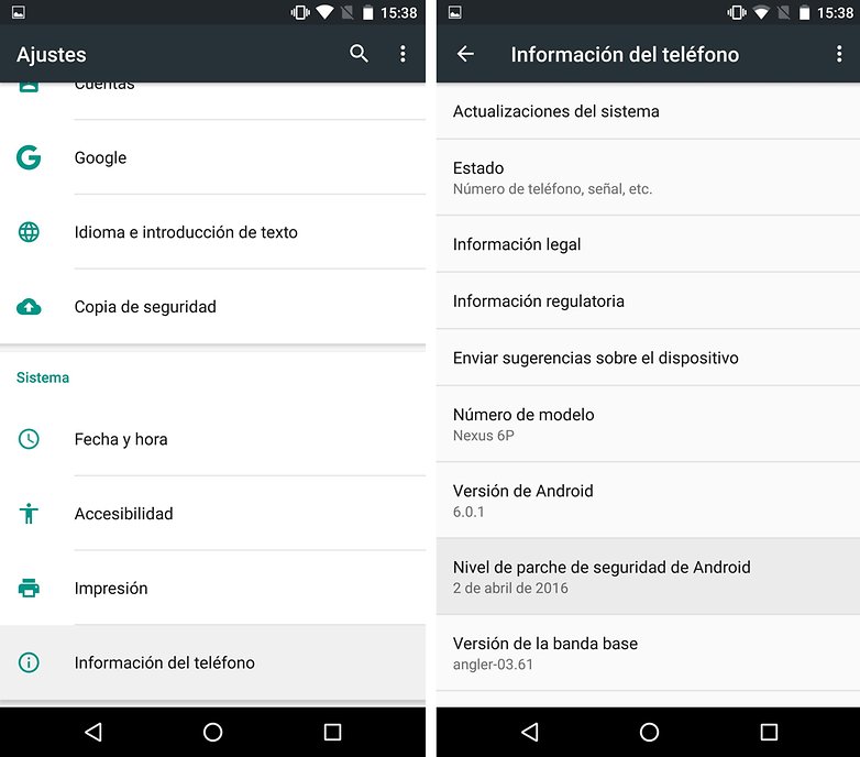 security patch level android