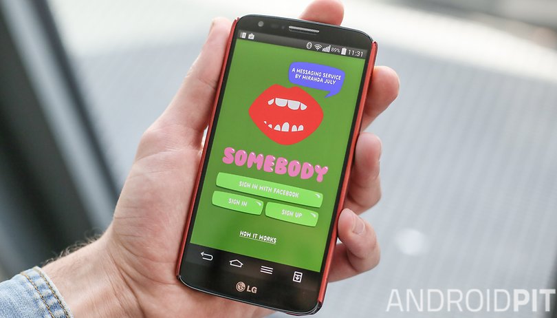 Somebody - Un servicio de mensajería que quiere que te comuniques en persona
