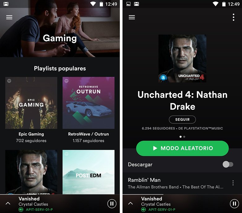 spotify gaming