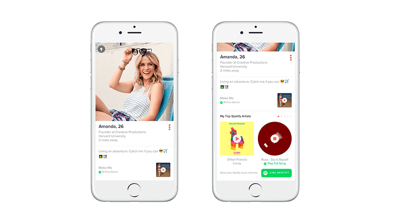 tinder spotify