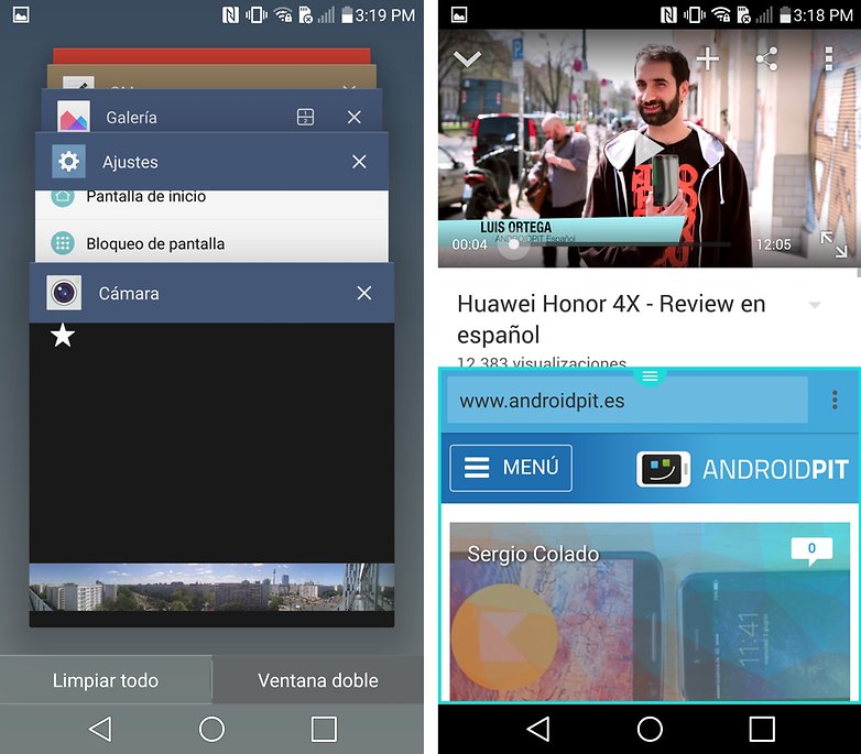 ventana doble lg g4