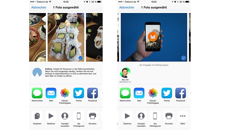 AirDrop ios