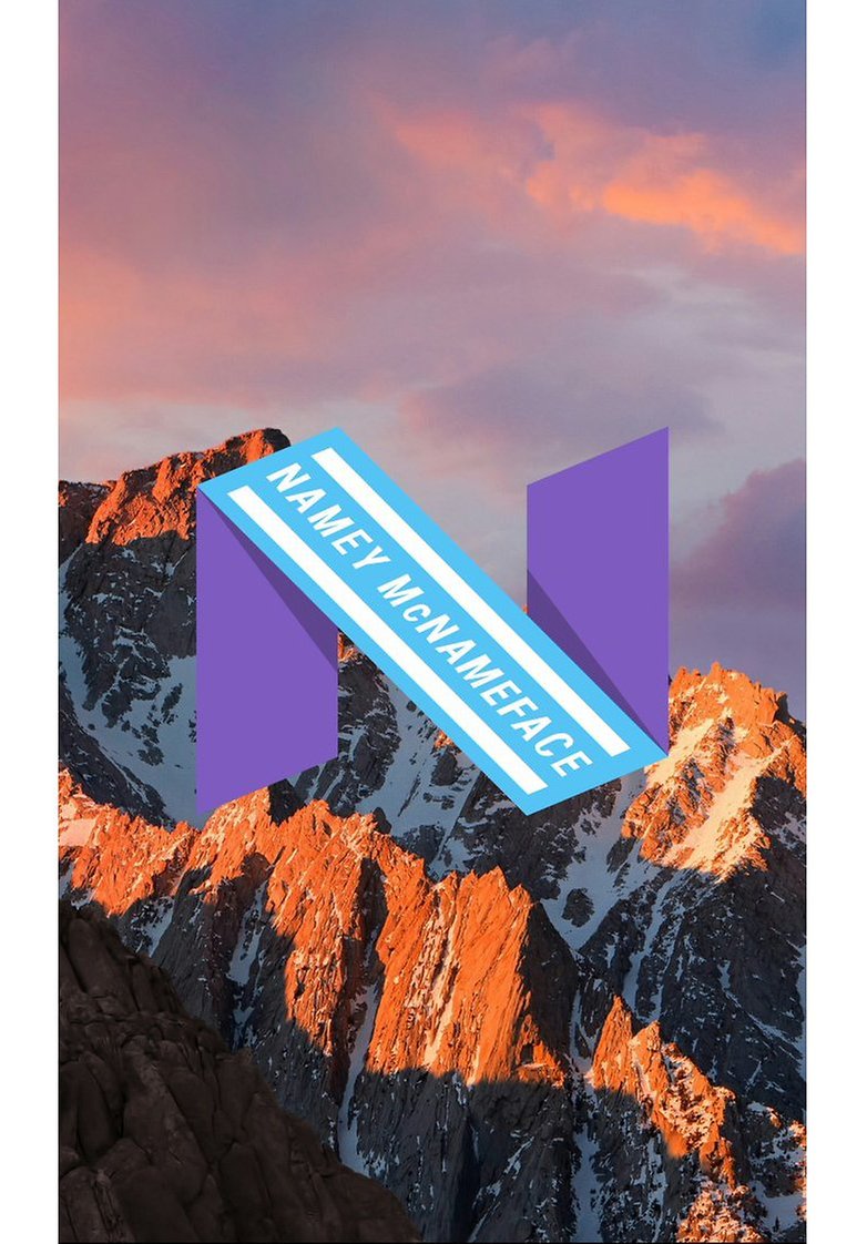 Android N namey mcnameface