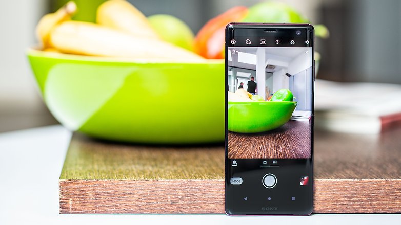 AndroidPIT sony xperia xz3 camera app
