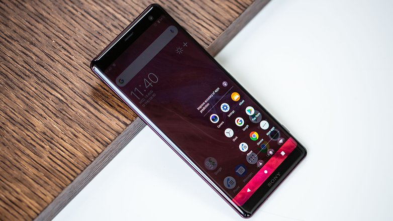 AndroidPIT sony xperia xz3 side sense