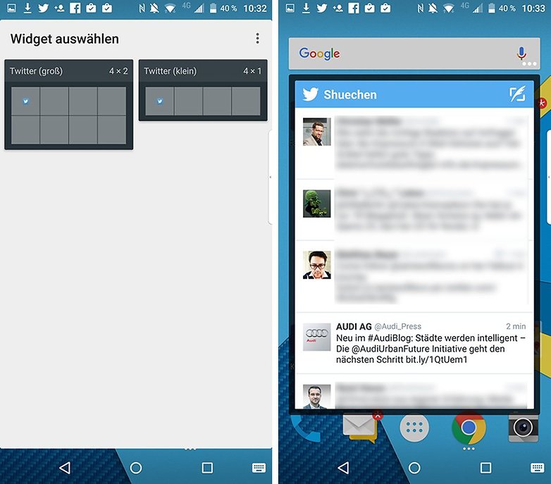 BlackBerry Priv PopUp Widget