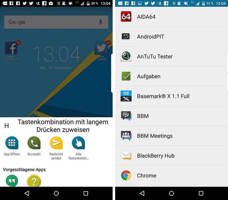 BlackBerry Priv Shortcut