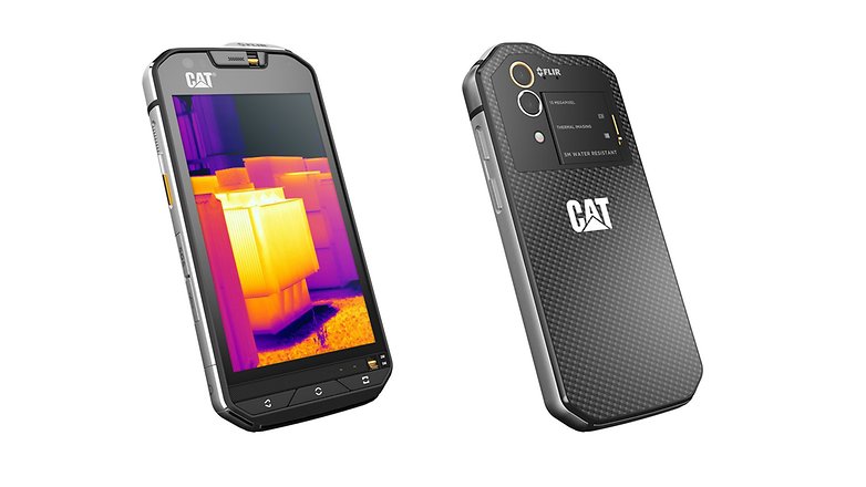 CAT S60 front screen on