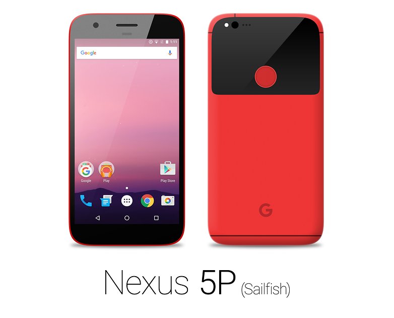 HTC Nexus Sailfish red