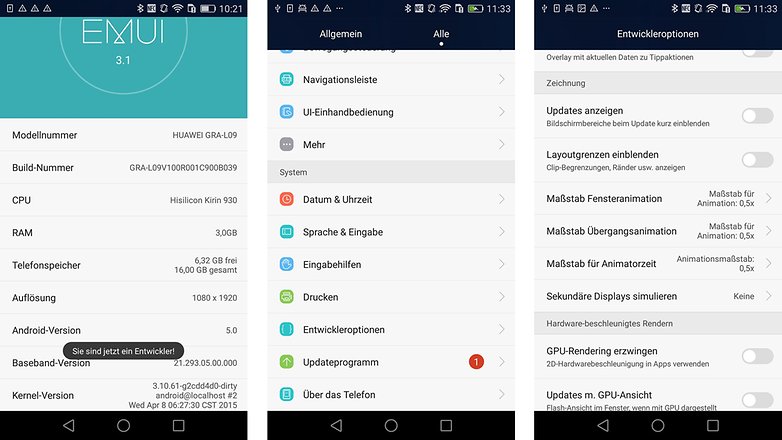 Huawei p8 animation de