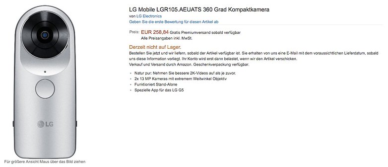 LG 360 Cam amazon