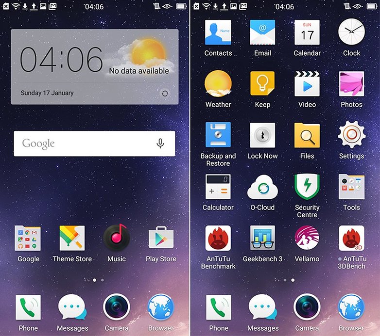 Oppo F1 ColorOS 1