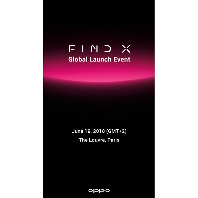 Oppo find x invitation