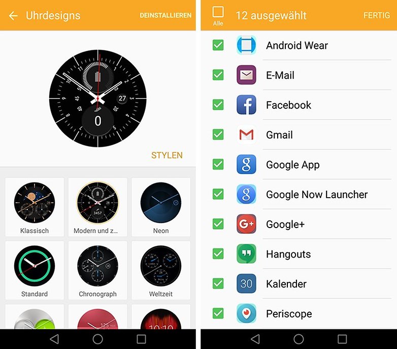 Samsung Gear S2 Apps List