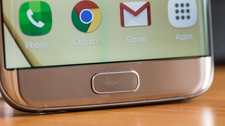 Samsung Home Button scratches
