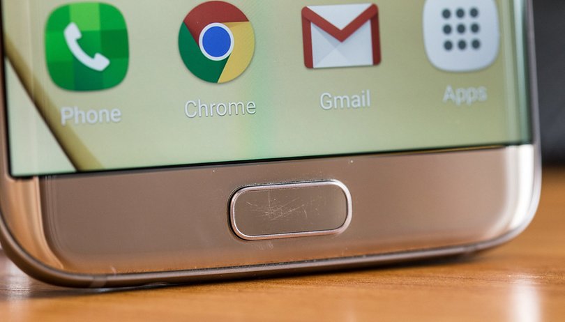 El botón de inicio del Samsung Galaxy S7 tiene un problema
