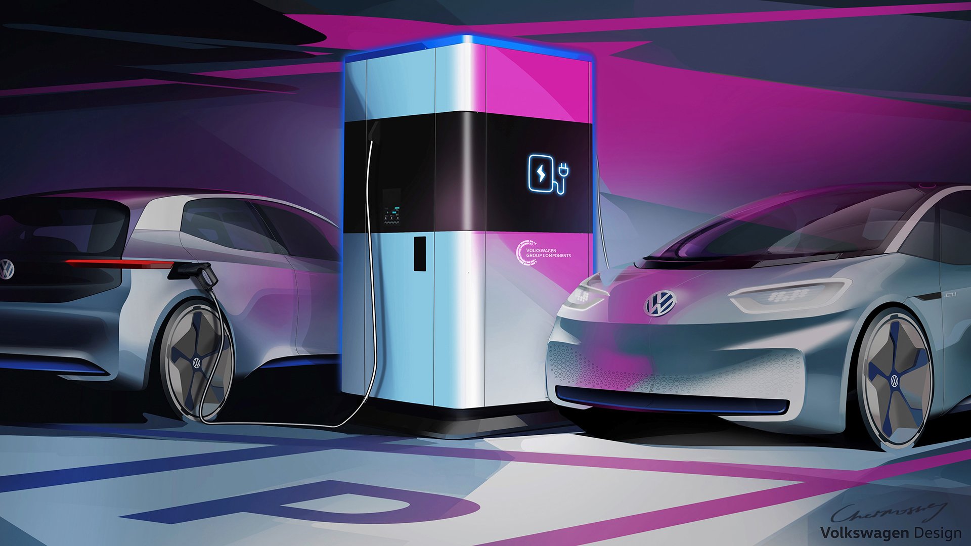 Powerbanks for electric cars Volkswagen announces mobile charging station