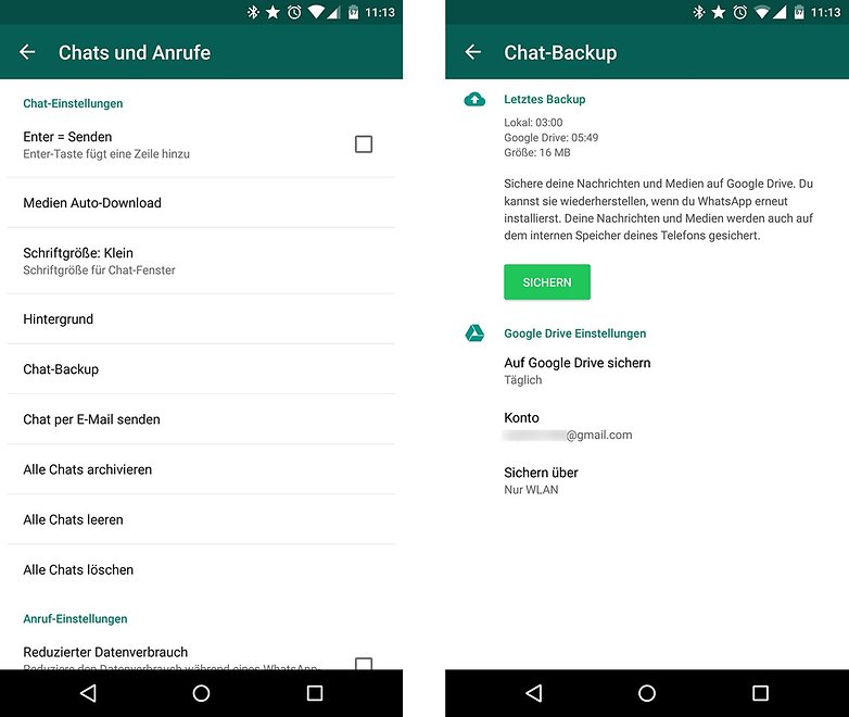 WhatsApp Backup