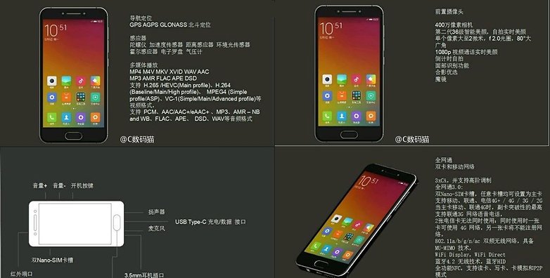 Xiaomi mi s leak