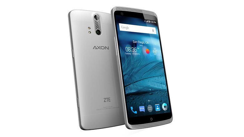 ZTE axon silber