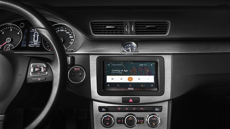 avic f77dab front androidautoui music