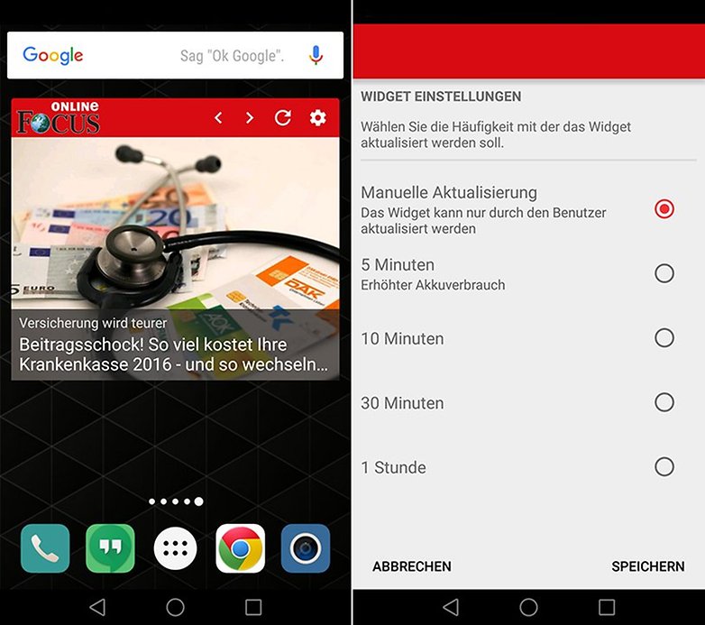 focus online widget